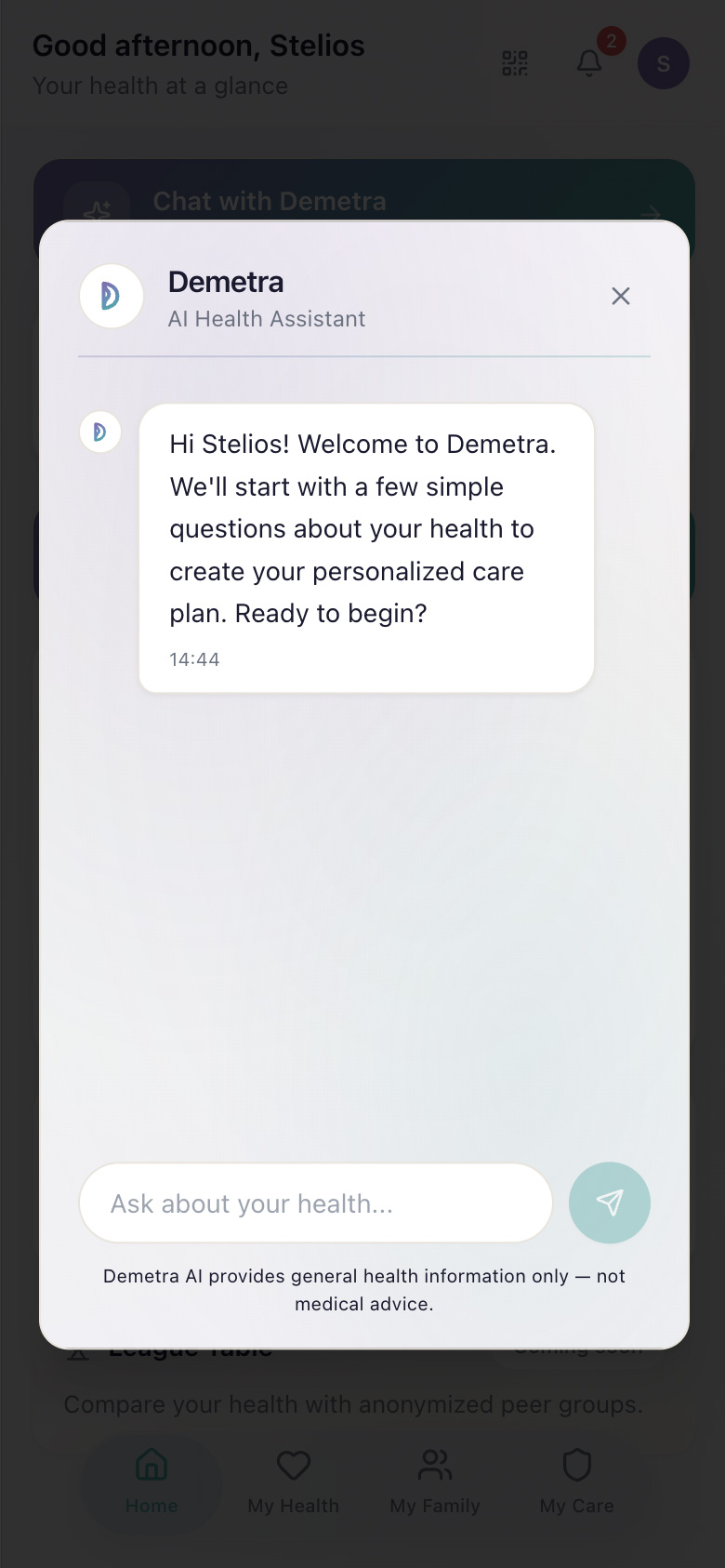 All your health data under one roof